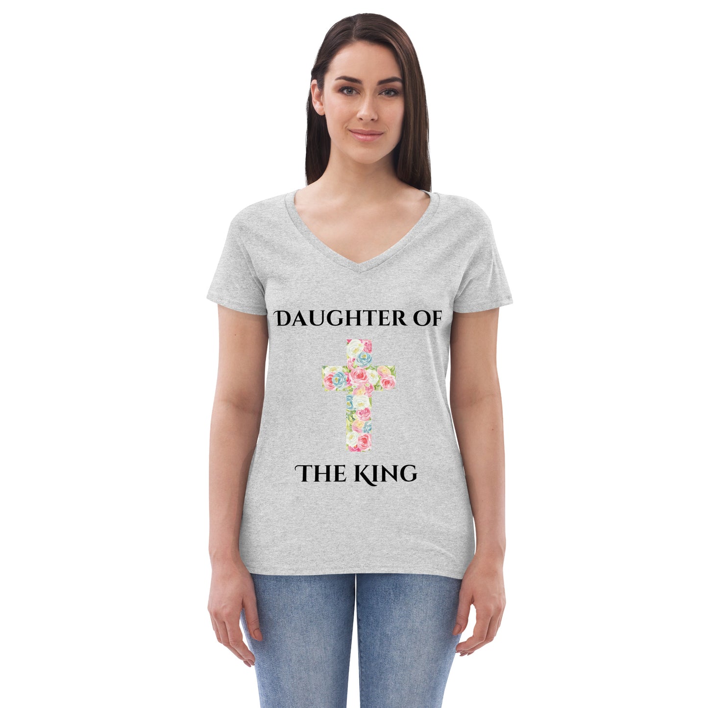 Daughter of The King - Women’s Eco-friendly V-Neck