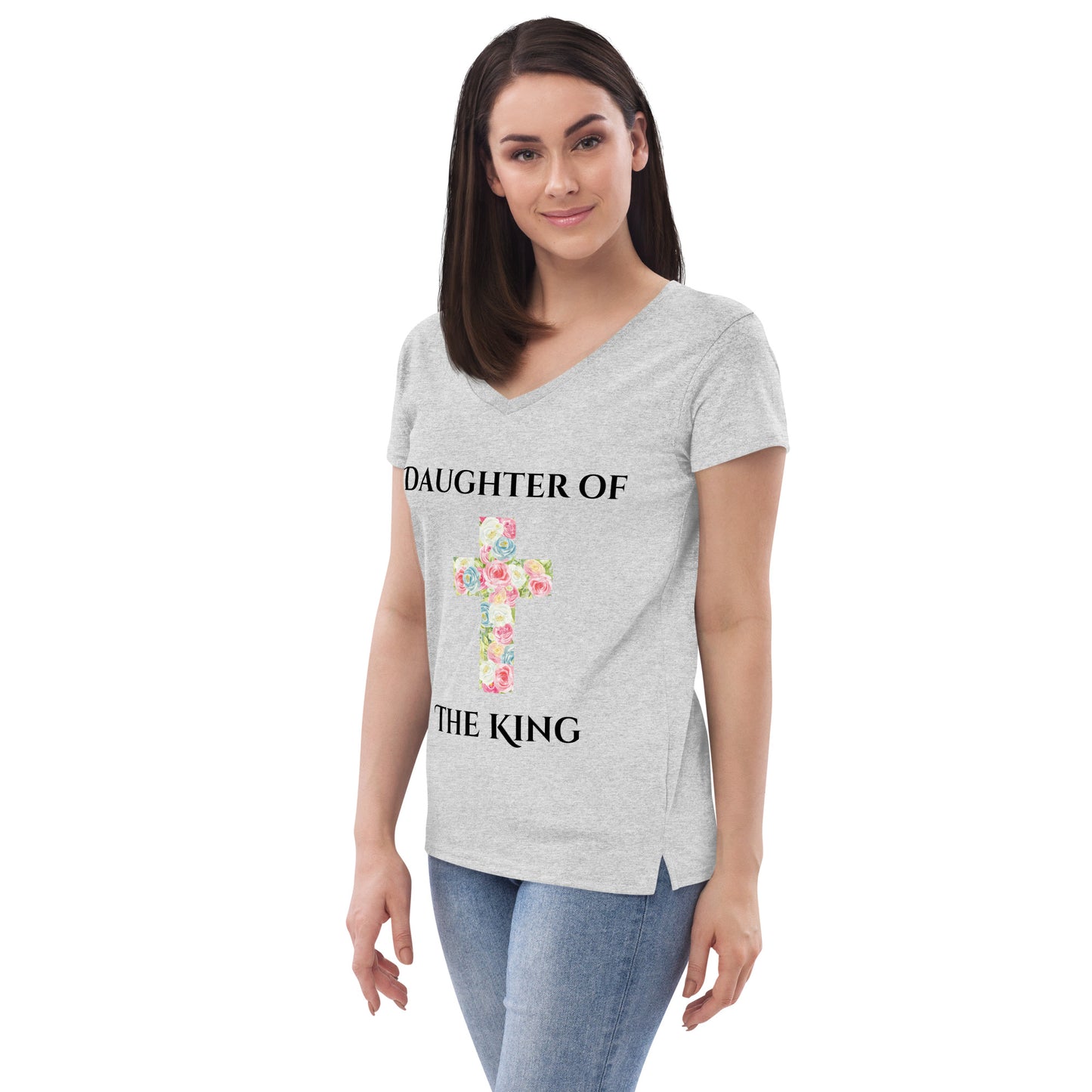 Daughter of The King - Women’s Eco-friendly V-Neck